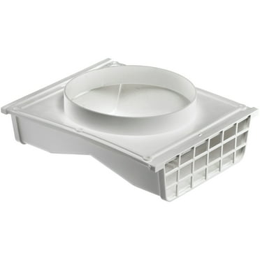 in. VentPro 5000-1 DryerDock White Plastic Quick Connect Dryer Vent 3 L x 4 Dia